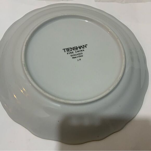 Set 4 Tienshan Fine Porcelain J.P Gold Trimmed Embossed Plate 10 1/2" G13 - Picture 6 of 7